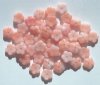 50 3x8mm Strawberries & Cream Cupped Flowers